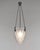 Silver French Art Deco Pendant Light by Marius Sabino 1930 France For Sale - Image 8 of 18