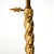 1920s Vintage French Onyx and Brass Floor Lamp, 1920s For Sale - Image 5 of 9