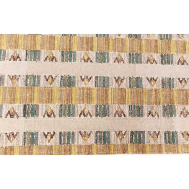 Modern Swedish Wool Runner by Doris Leslie Blau For Sale In New York - Image 6 of 11
