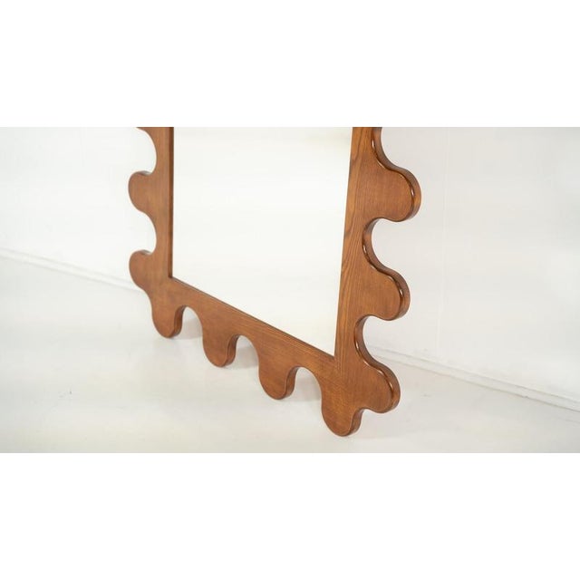 Not Yet Made - Made To Order Wave Mirror in Wood, Italy For Sale - Image 5 of 7