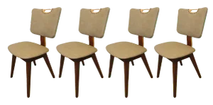 Vintage Dutch Chairs, Set of 4