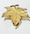 Vintage Solid Brass Leaf Door Knocker, Botanical Entry Hardware, Hollywood Regency Decor For Sale In Louisville - Image 6 of 10