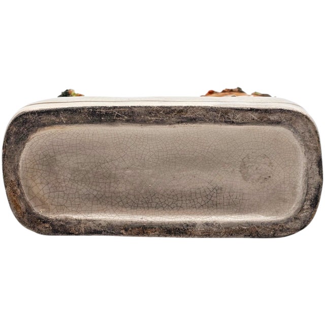 Antique Staffordshire Ceramic Figural Cottage House Smoker 5" For Sale - Image 14 of 14