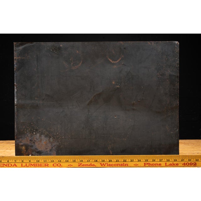 Early 20th Century "Masury's Pure Colors" Paint Tin Litho Advertising Sign For Sale - Image 12 of 12