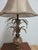 1990s 1990s Fine Art Lamps Gold Gilt Mercury Glass Italian Regency Column table Lamp Shade B For Sale - Image 5 of 8