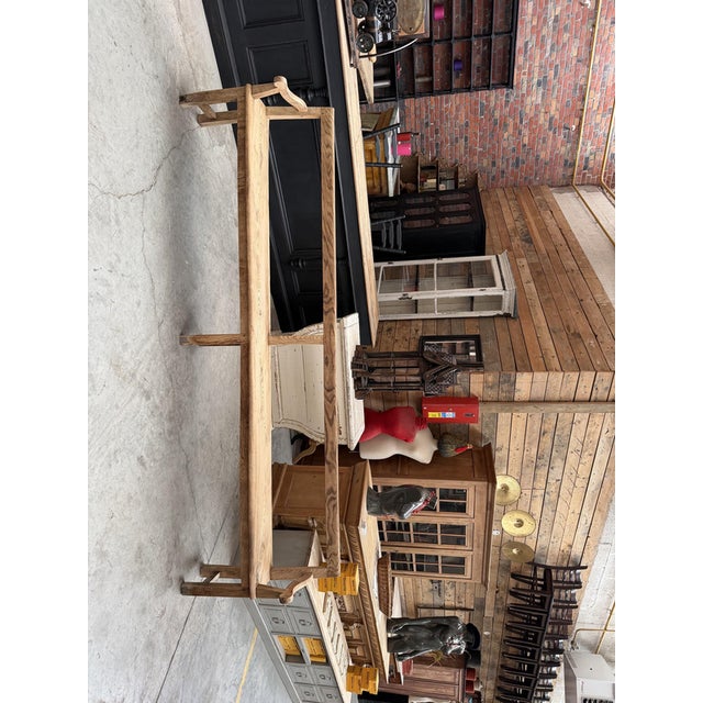 Benches with Backrests, Early 20th Century, Set of 2 For Sale - Image 5 of 13