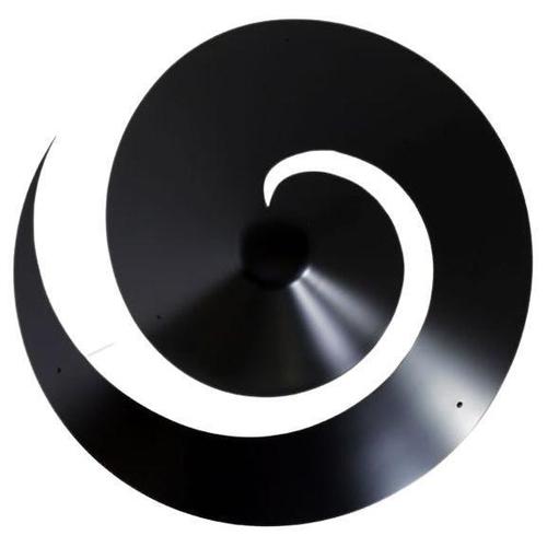 Black Large Mid-Century Modern Black Snail Ceiling or Wall Lamp by Serge Mouille For Sale - Image 8 of 8