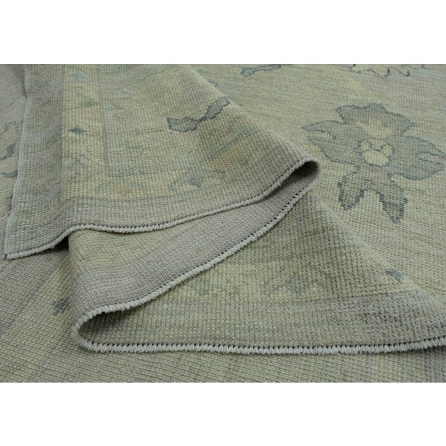 Textile Turkish Oushak Rug 10'4" x 13'5" #18583 For Sale - Image 7 of 8