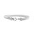 David Yurman Buckle Classic Cable Silver With Diamonds 5mm Bangle Bracelet For Sale In Houston - Image 6 of 7