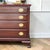 Chippendale 1960s Traditional Federal Revival Ribbon Mahogany Dresser | Entryway Piece For Sale - Image 3 of 11