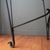 French Art Deco Black Wrought Iron Outdoor Patio Garden Table For Sale - Image 6 of 18