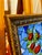 Original Framed Watercolor Religious Painting “Stained Glass Pomegranates” For Sale - Image 9 of 12