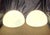 White Vintage Ceiling Lamps with White Opal Glass Domes from Staff, 1970s, Set of 2 For Sale - Image 8 of 8