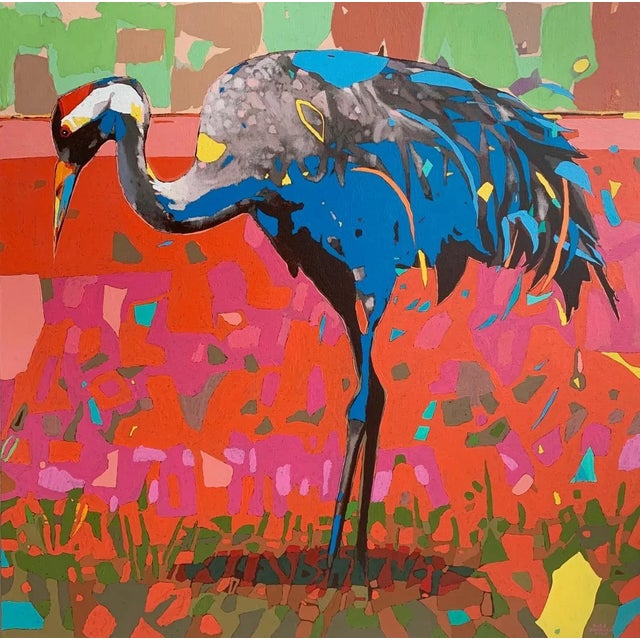 Rafal Gadowski, A Crane 08, 2023, Oil on Canvas For Sale - Image 7 of 7