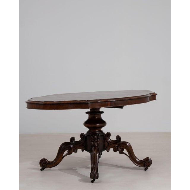 Victorian Tilt-Top Table with Hidden Compartment on Casters, Antique, United Kingdom, 19th Century For Sale - Image 12 of 18