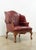 2010s Old Hickory Leather Wingback Chair and Ottoman (Set of 2) For Sale - Image 5 of 17