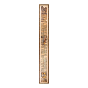 19th Century Framed Museum Quality Antique Ethiopian Talismanic Healing Parchment Scroll