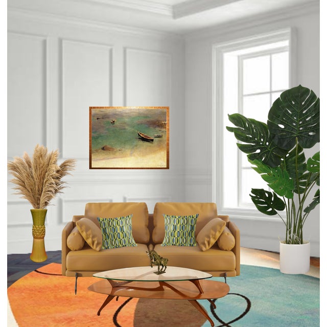 This stunning 22-inch-tall ceramic vase stands out with its graceful design and vibrant finish. It’s coated in a smooth...