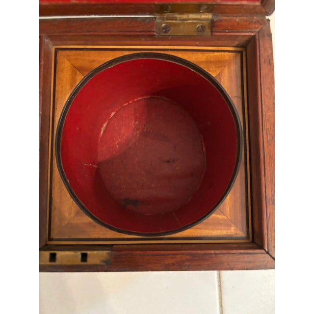 George III Satinwood Tea Caddy, Circa 1800. For Sale - Image 9 of 10