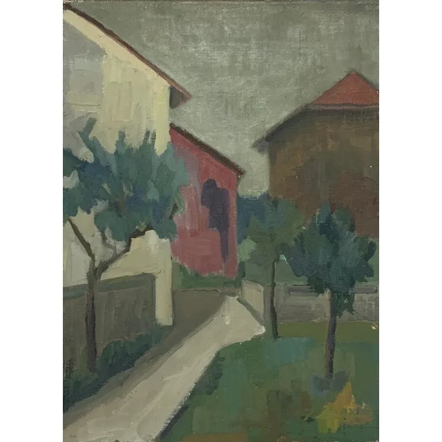 Jean-Jacques Boimond, Chemin Privé, Oil on Canvas For Sale - Image 9 of 9