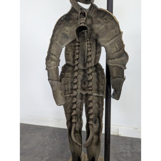 Armor Suit Fireplace Set, Set of 2 For Sale - Image 9 of 10
