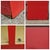 Mid Century Modern Asian Orange Red Laminate Cabinets Nightstands Side End Tables - A Pair For Sale - Image 10 of 12