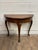 Vintage Queen Anne Style Half Moon Demilune Entry Hall Table Console For Sale - Image 10 of 12