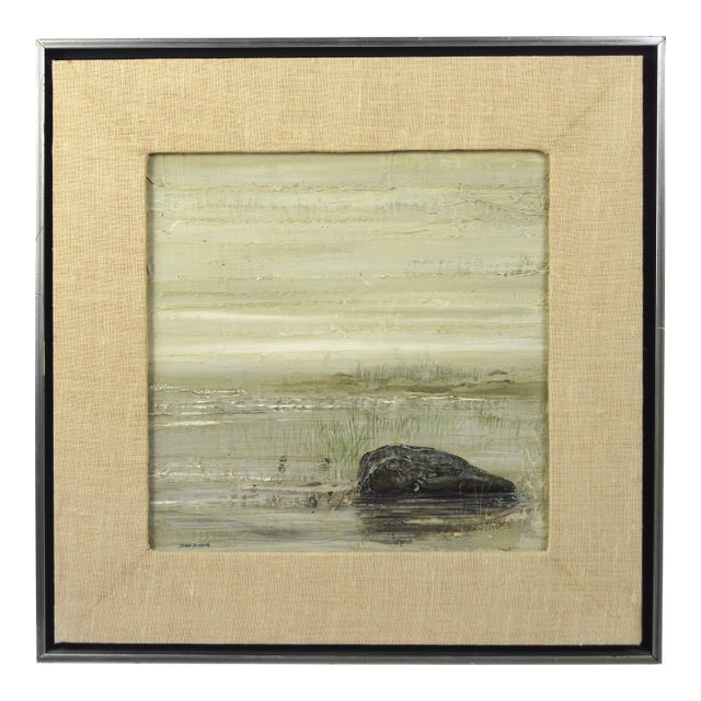Late 20th Century Donn DeVita Original Impressionist Painting Signed & Framed For Sale