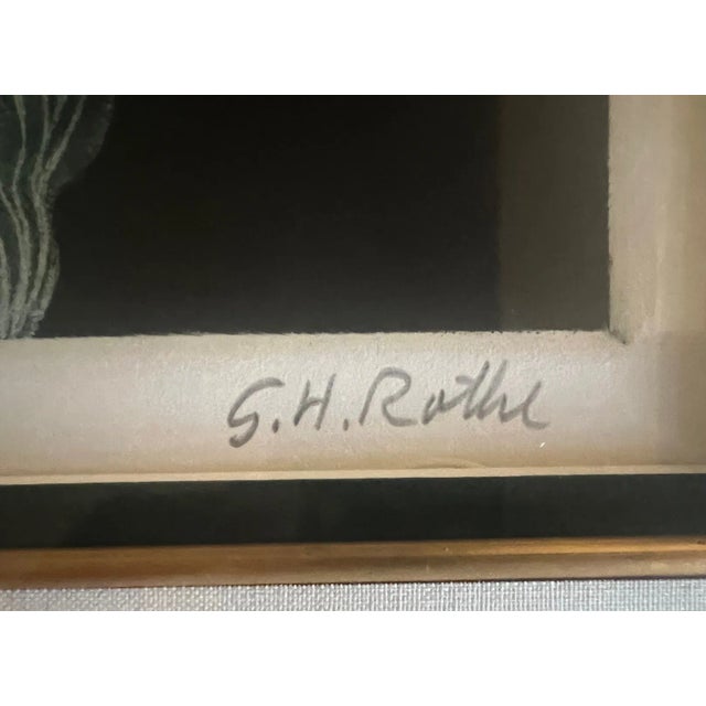 Signed Mezzotint by g.h. Rothe, Titled Calalily For Sale - Image 11 of 12