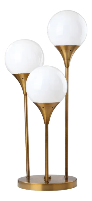 25.2-Inch H Table Lamp - Brass Gold