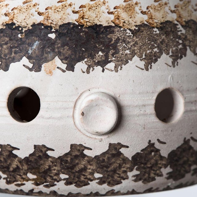 Danish Ceramic Pendant Lights, 1970, Set of 2 For Sale - Image 3 of 18