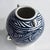 Vintage Studio Pottery Hand Painted Crackle Glaze Hanging Vase For Sale - Image 9 of 10