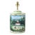 Mid-20th Century Chinese-Style Hand-Painted Ceramic Tea Canister Table Lamps - a Pair For Sale - Image 10 of 13