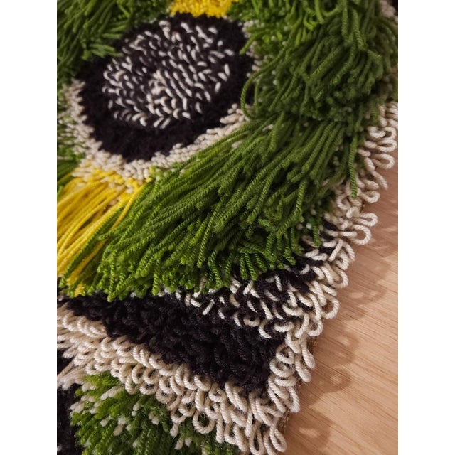 Mid-Century Modern Wool Wall Rug Tapestry by Reichel Skansen, 1970s For Sale - Image 3 of 7