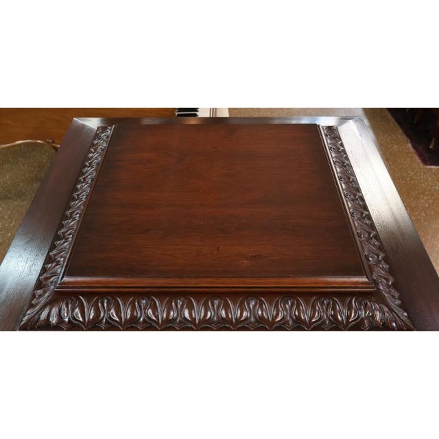 Wood Monumental Victorian Style Mixed Wood Pedestal Cabinet For Sale - Image 7 of 14