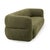 Mid-Century Modern Olive Green Olina Sofa For Sale - Image 3 of 8