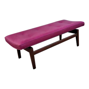 1950s Jens Risom Floating Mid Century Bench