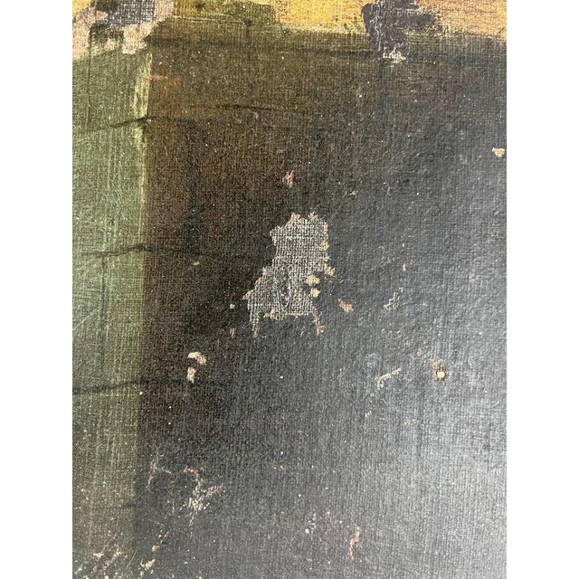 19th C. Italian Oil on Canvas W/ Cherubs For Sale - Image 12 of 12