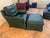 Baker Furniture Company Vintage Baker Furniture Luxurious Recliner & Arm Chair Pair and 2 Ottomans For Sale - Image 4 of 16
