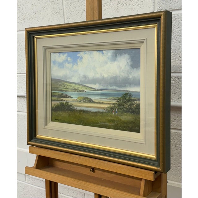 Mother & Child at a Beach on West Coast of Ireland by 20th Century Irish Artist 1985 Circa For Sale - Image 6 of 10