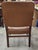 Wood Pair of Mid 20th Century Gunlocke Georgian Style Mahogany and Vinyl Armchairs For Sale - Image 7 of 9