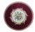 Large Decorative Platter in Enamels Maintenon Pattern from Longwy, 1950s For Sale