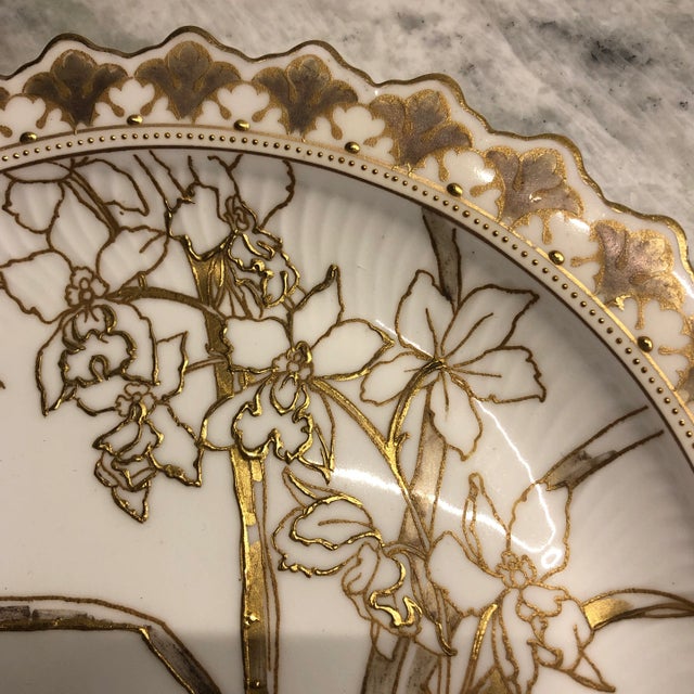 Royal Doulton Antique Doulton Burselm Cabinet Plates- a Pair For Sale - Image 4 of 8