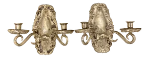1920’s Caldwell Silver Plated Sconces - Pair