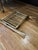 Metal Mid Century Folding Solid Brass Hollywood Regency Magazine Rack For Sale - Image 7 of 10