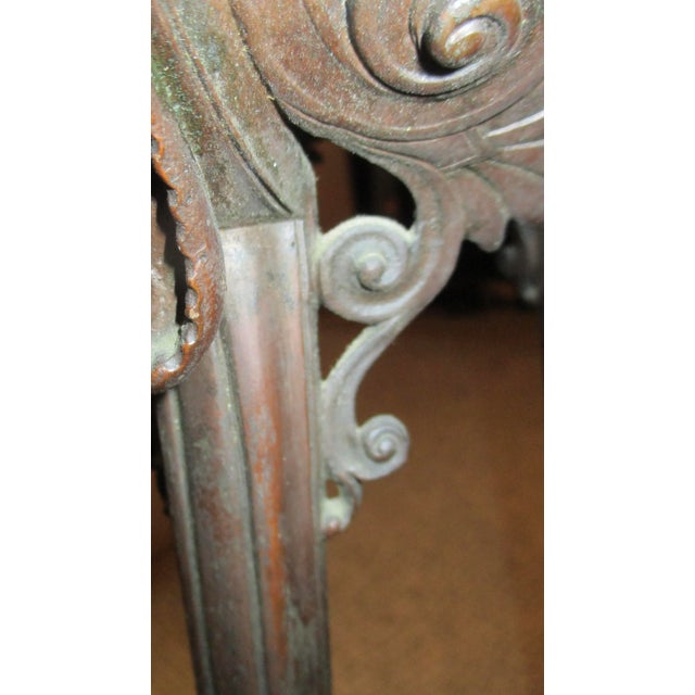 Metal Grand Tour Pompeii Table or Pedistal 19th Century For Sale - Image 7 of 9