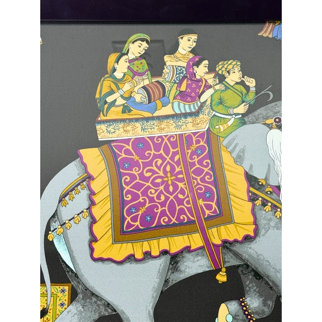 Black Custom Tray Manuel Canovas Indian Celebration For Sale - Image 8 of 10