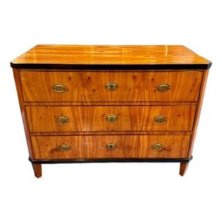 German Fruitwood Commode For Sale