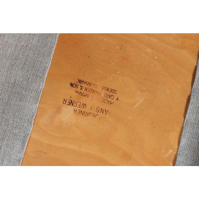 CH36 Dining Chairs in Oak by Hans J. Wegner for Carl Hansen & Søn, 1970s, Set of 4 For Sale - Image 11 of 12