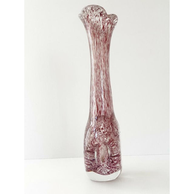 Vintage Murano Glass Vase, 1960s For Sale - Image 4 of 9